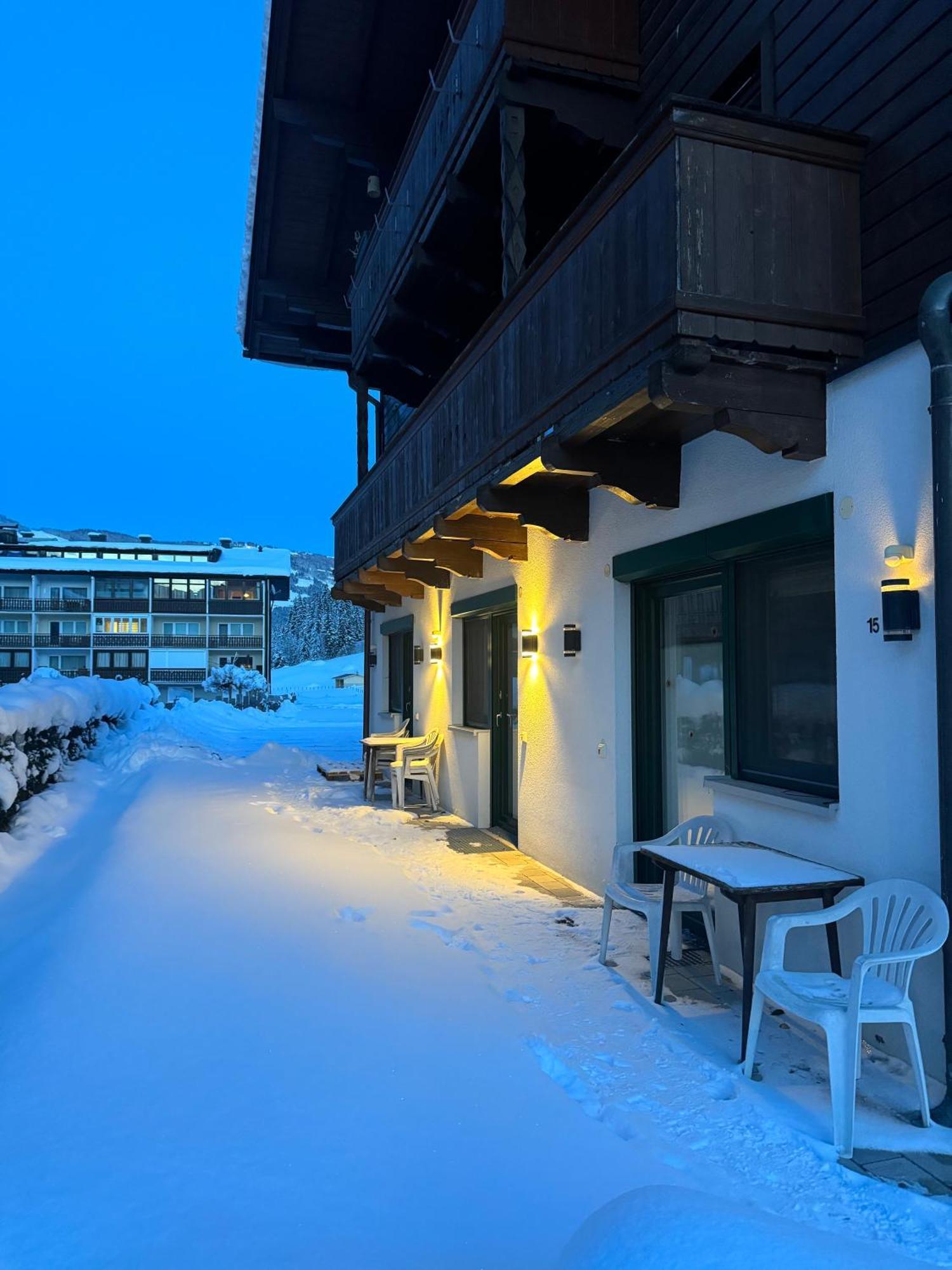 Skill Mountain Lodge - Ski Und Bike Hostel Im Sommer Mit Joker Card 萨尔巴赫 外观 照片